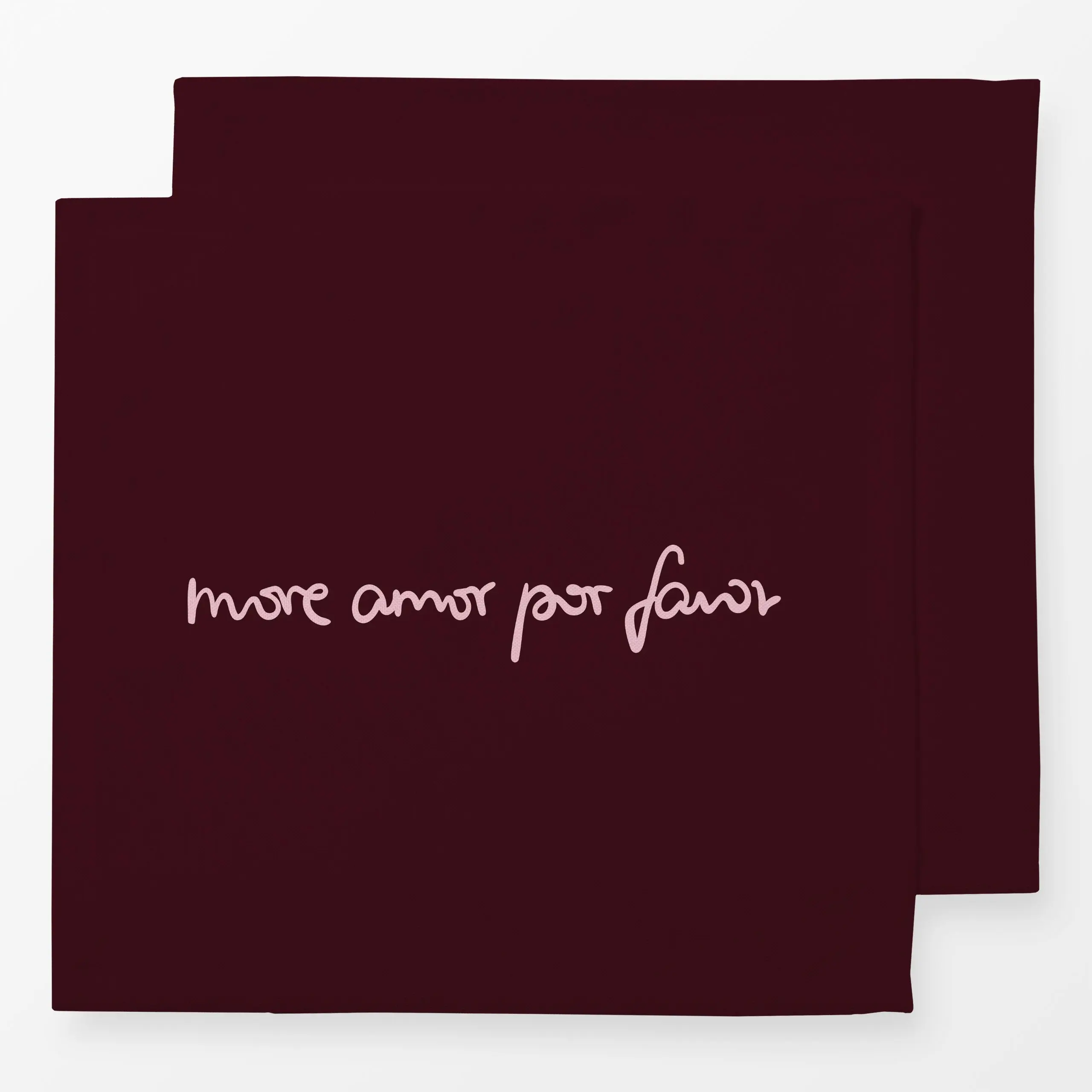 Servietten More Amor Por Favor berry - Liebe, Romantik & Pride, Sprüche & Schriftzüge - von „Karen Menzenbach"; Beeren, Lieb...