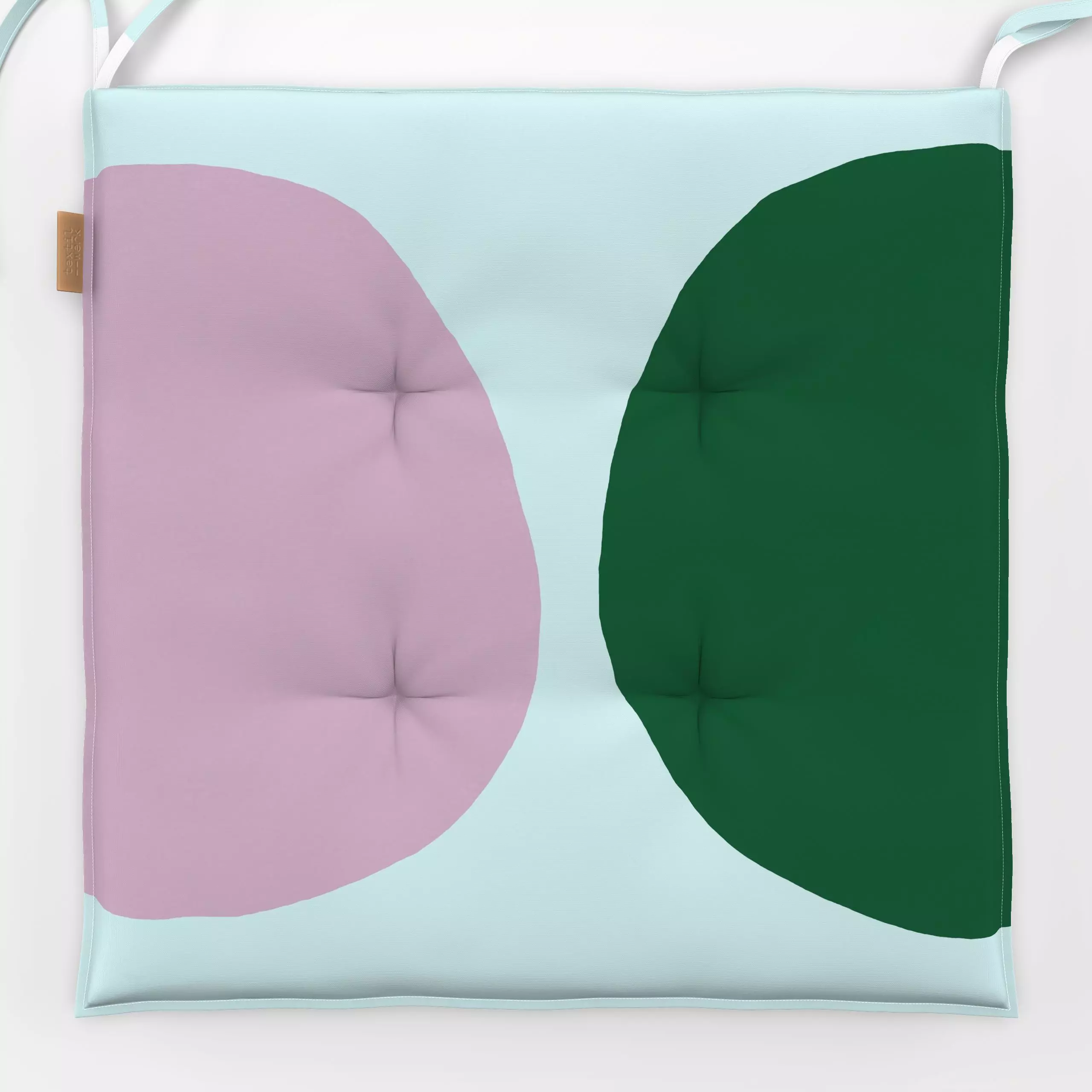 Sitzkissen Giant Stones rose green - Sommer, Symbole & Muster - von „Iris Knabenschuh Textildesign"; boho, Kinder, Punkte, M...