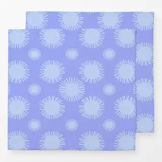 Servietten Sunshine Muster Blau Hellblau