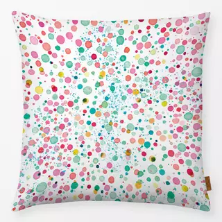 Kissen Festive Watercolor Dots