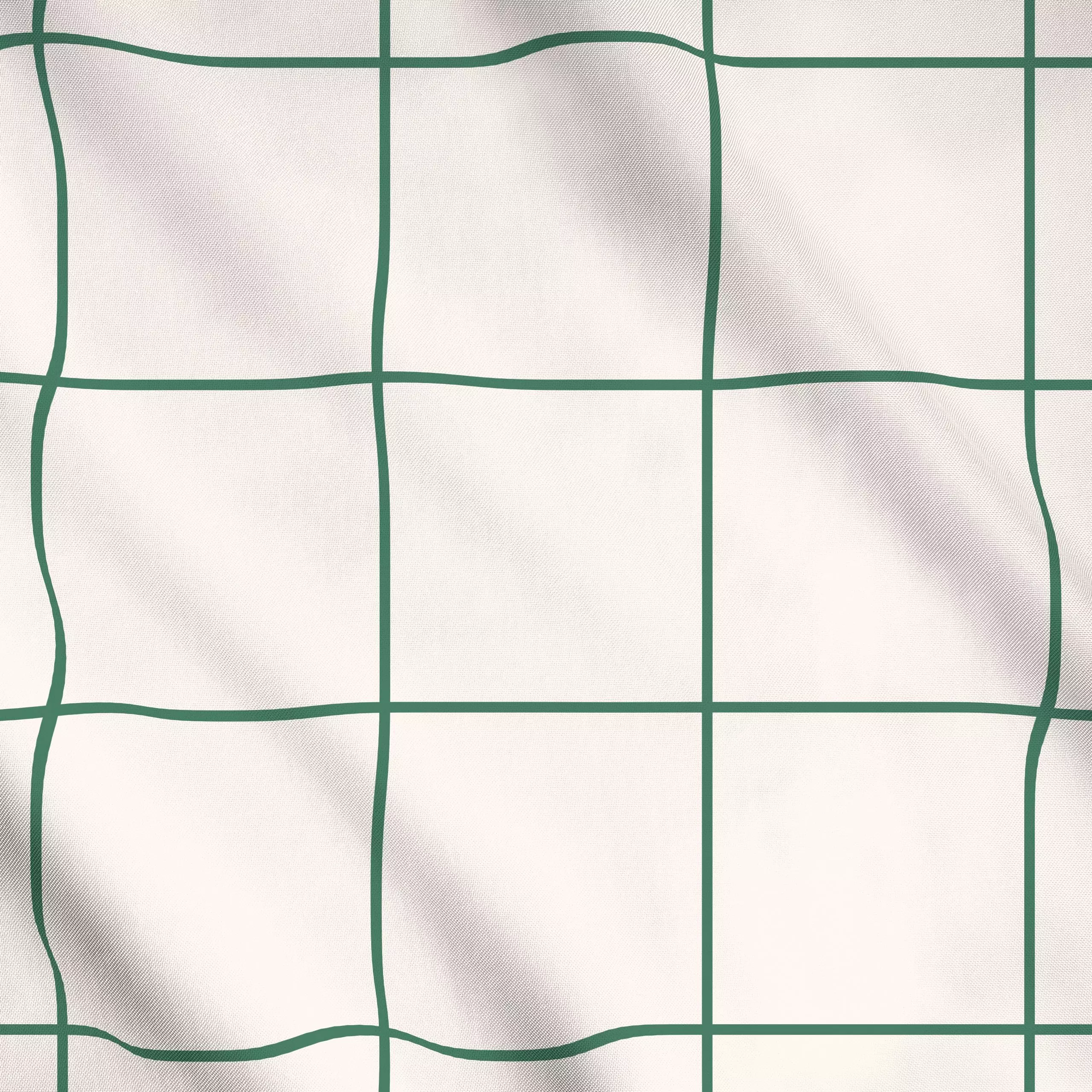 Meterware Grid beige grün, gemustert, von Kathrin Woo