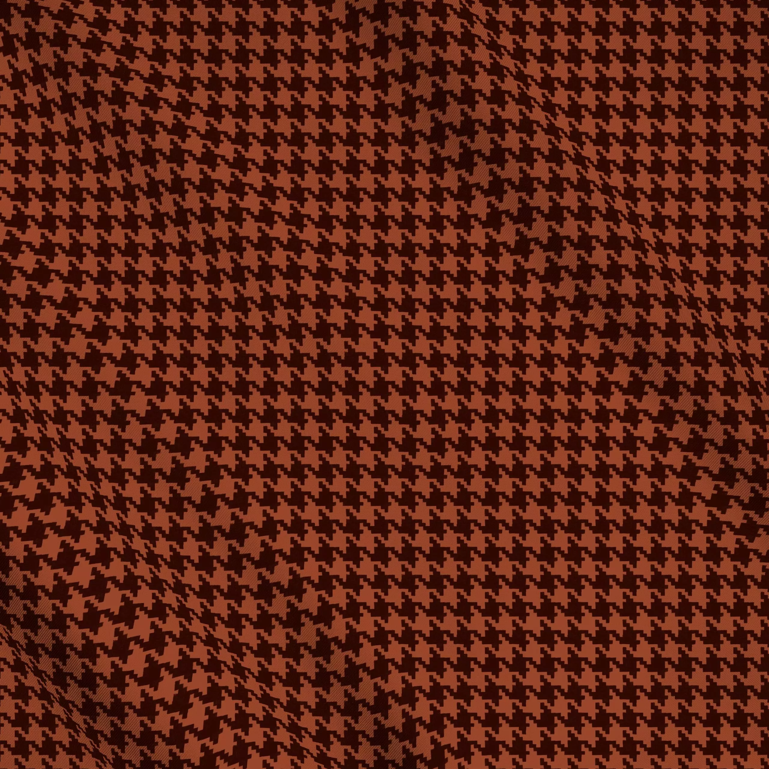 Meterware Hahnentritt Rost - Symbole & Muster - von „Sophie Augustin Illustration"; Herbst, klassisch, klassiker, Hahnentrit...