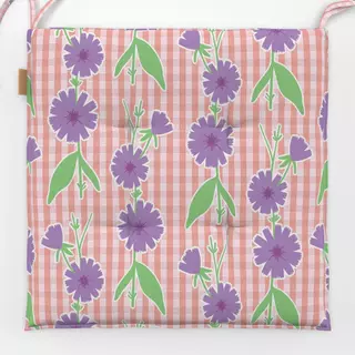 Sitzkissen Spring Kariert