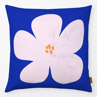 Kissen SUN FLOWER blau