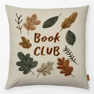 Kissen Book Club Blätter