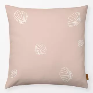 Kissen Muscheln Am Strand Beige