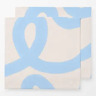 Servietten Organische Linien