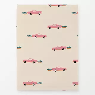 Geschirrtuch Muster Pinke Autos