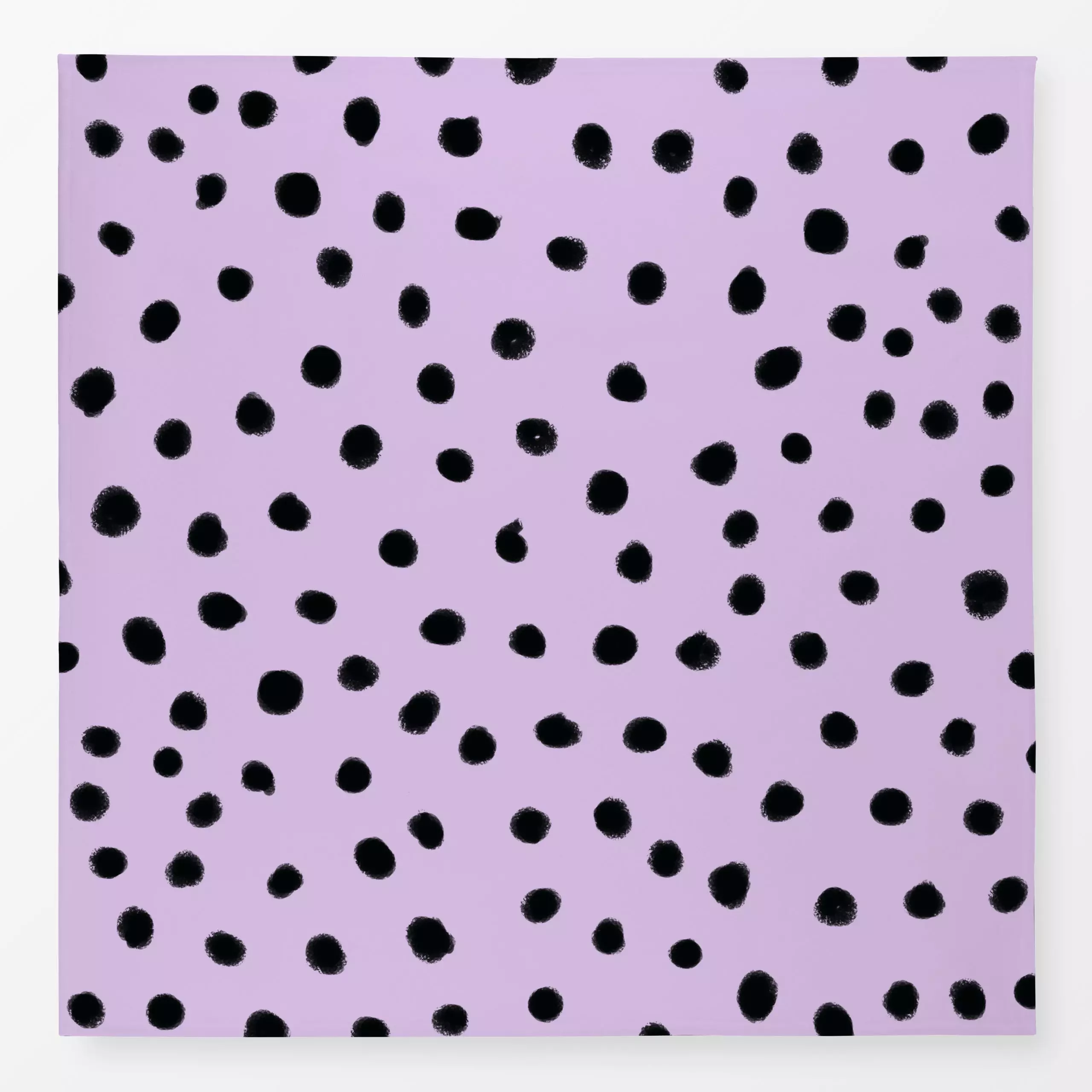 Tischdecke Dots Purple & Black - Kinderzimmer & Motive für Kinder, Symbole & Muster - von „Maren Gross "; Muster, schwarz, P...