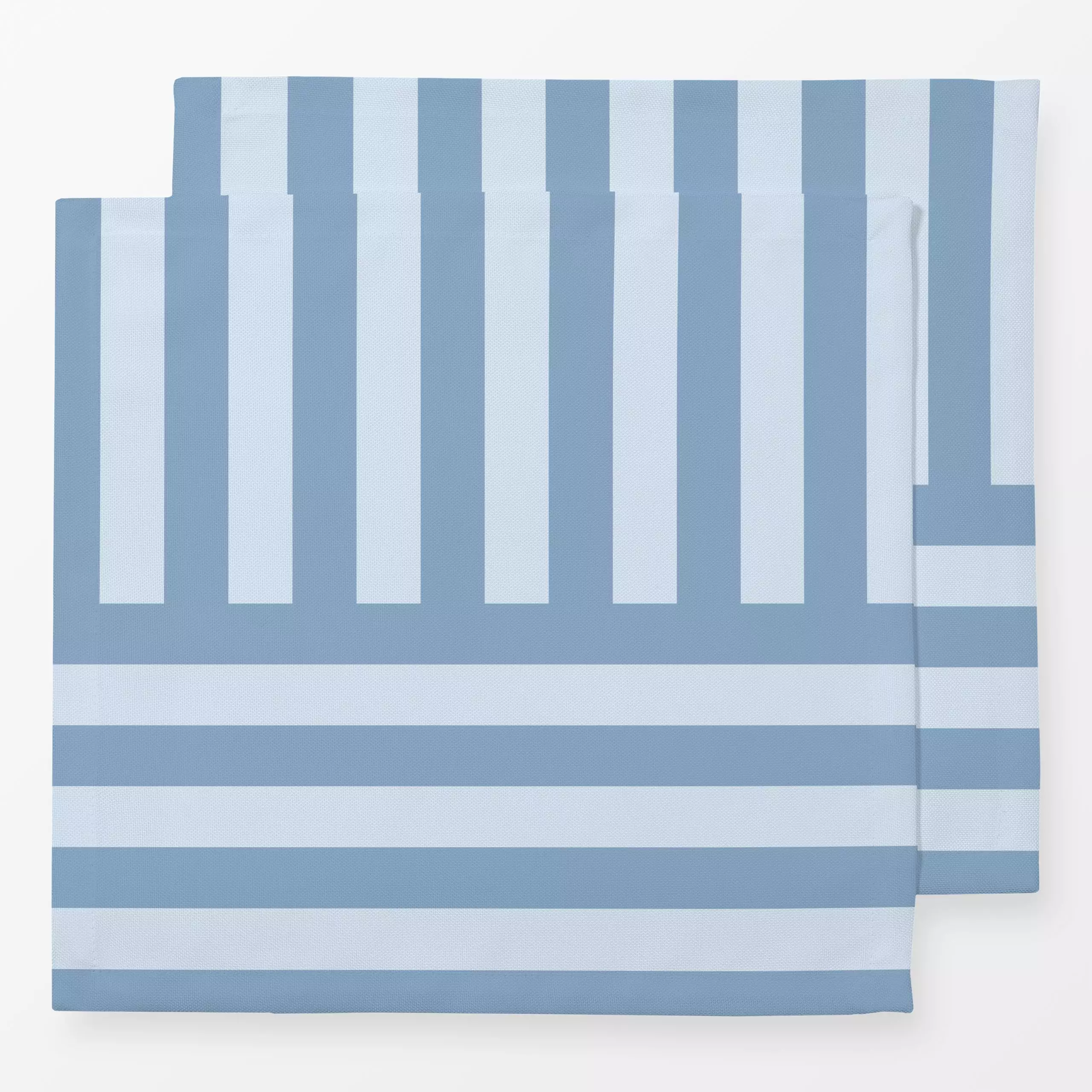 Servietten LINEAR Streifen-Mix 1 - Symbole & Muster - von „Primus Pattern"; minimal, Streifen, Sommer, stripes, hellblau, ge...