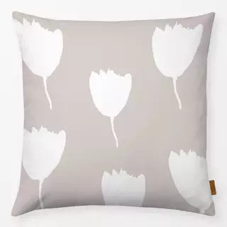 Kissen Tulpen Weiß