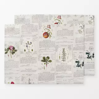 Tischset Vintage Flower Book