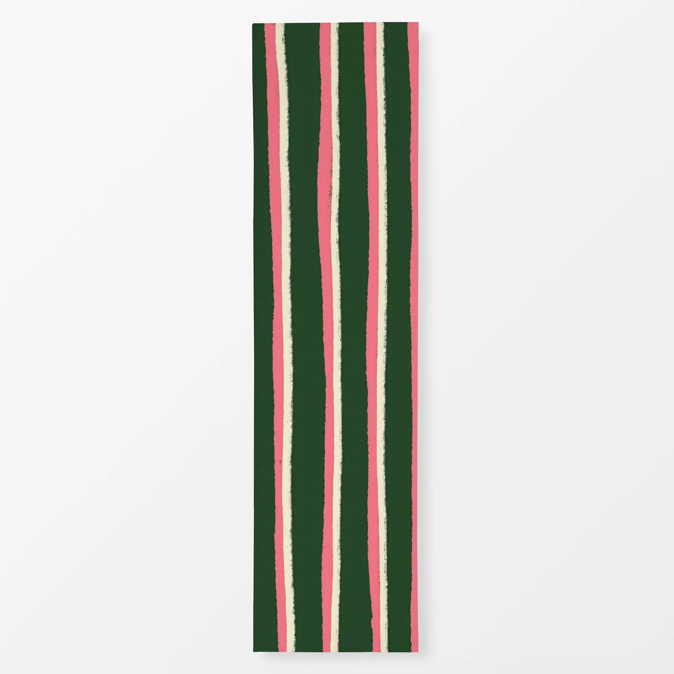 Tischläufer Streifen rosa & grün - Weihnachten, Symbole & Muster - von „Studio Dolci"; Streifen, rosa, Weihnachten, weihnach...