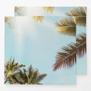 Servietten Palm In The Sun