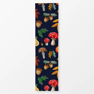 Tischläufer Herbstliebe Muster - midnight