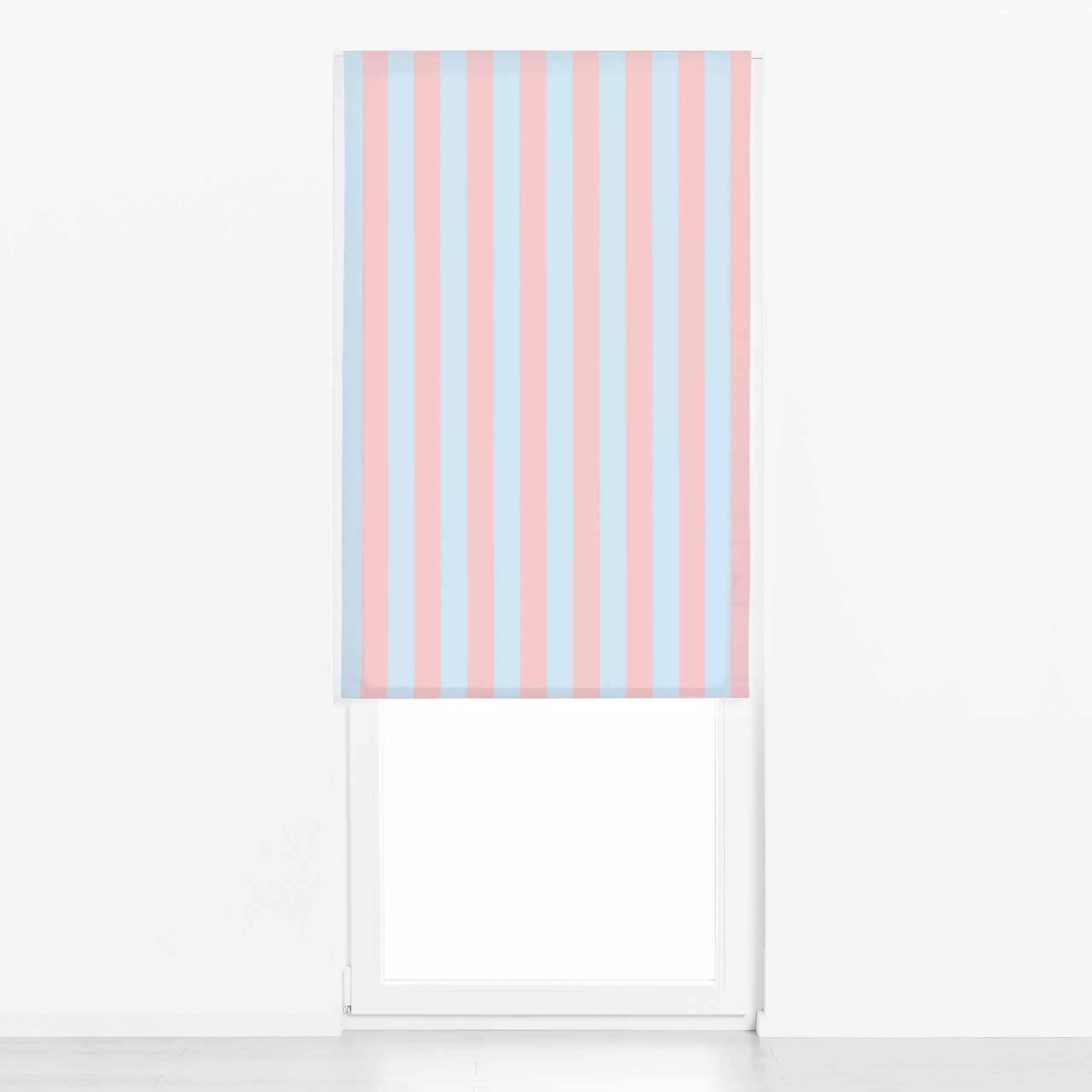 Raffrollo COFFE Club Stripes Rosé - Sommer, Symbole & Muster - von „Studio ROSAGRAU"; rosa, Sommer, summer, outdoor, stripes...