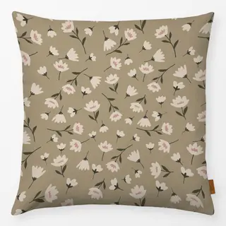 Kissen Kleine Blüten beige