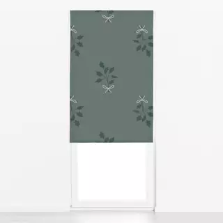 Raffrollo Soft Xmas Zarter Zweig