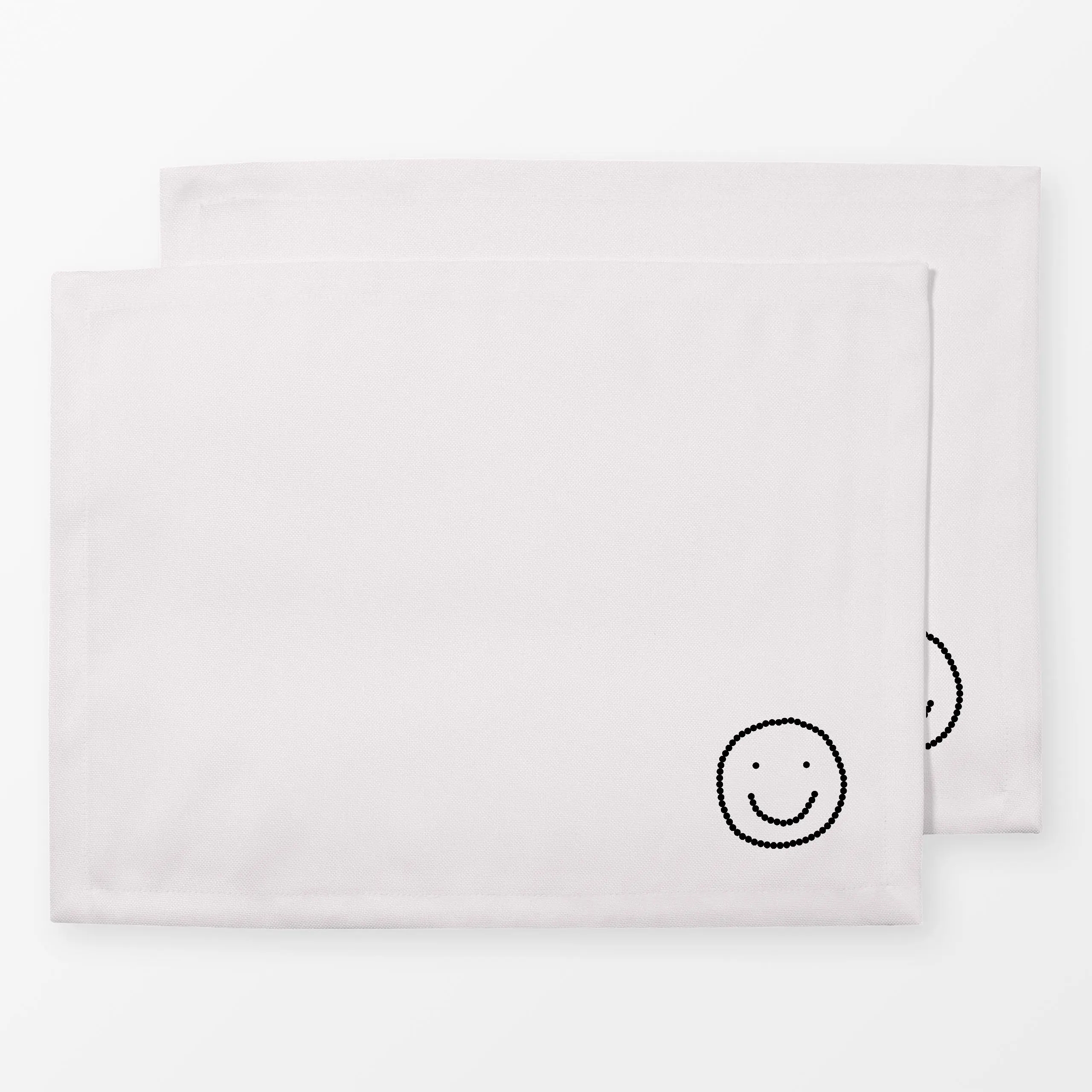 Tischset Smile Beige - Kinderzimmer & Motive für Kinder, Symbole & Muster - von „Sophie Augustin Illustration"; Punkte, Dots...