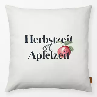 Kissen Herbstzeit Apfelzeit offwhite