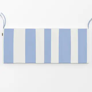 Bankauflage Santorini Streifen Hellblau