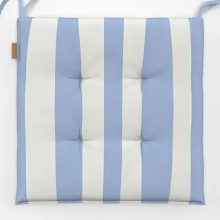 Sitzkissen Santorini Streifen Hellblau