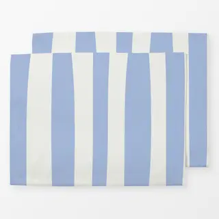 Tischset Santorini Streifen Hellblau