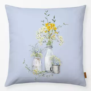 Kissen Blumen im Glas Cottage Spring