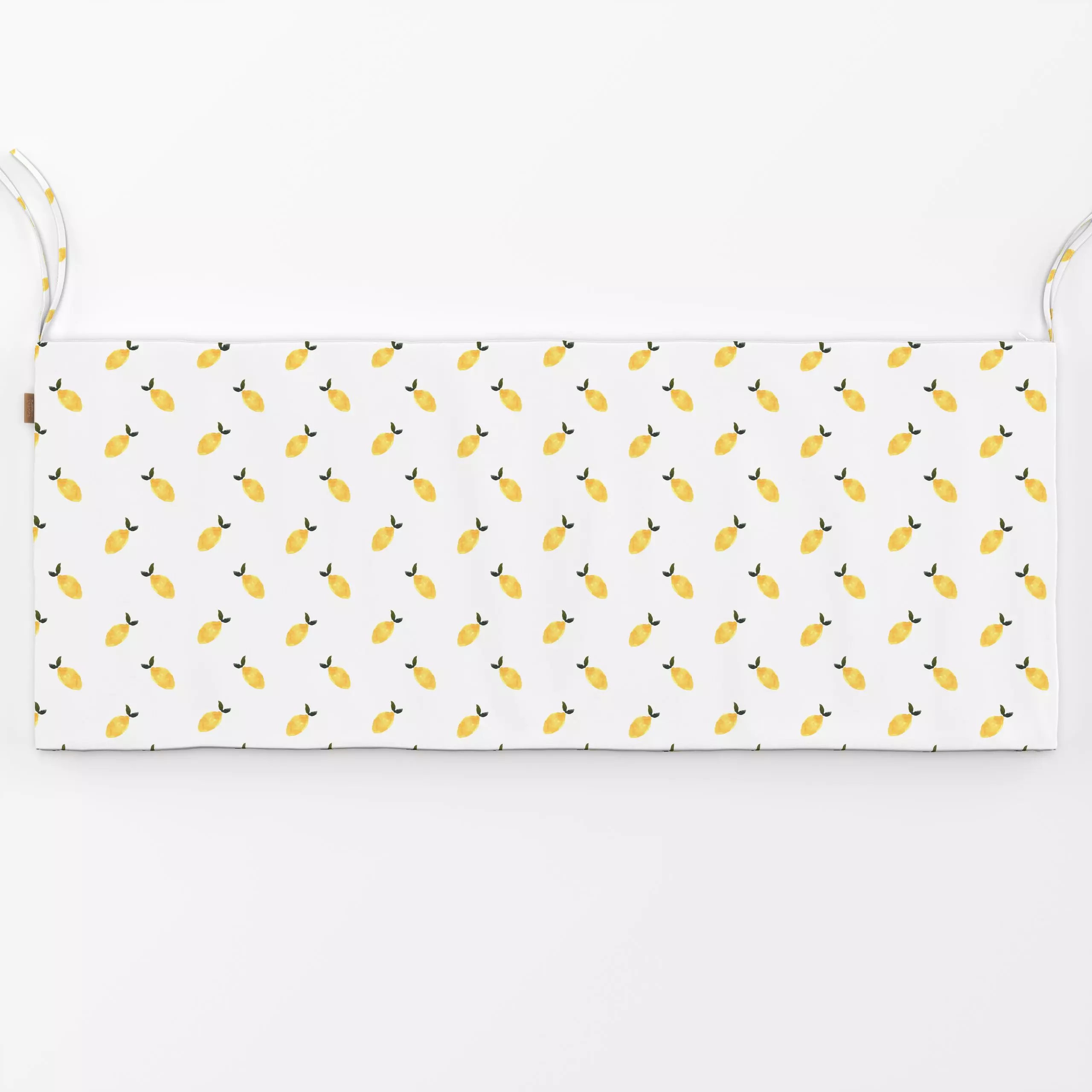 Bankauflage Summer Fun Zitrone - Sommer - von „Lena Yokota"; Frucht, Muster, Früchte, Sommer, summer, pattern, lenayokota