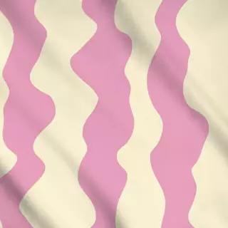 Meterware Happy Kids Welle Rosa