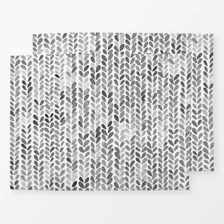 Tischset Knitting Wolle Texture Neutral