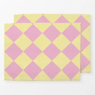 Tischset Checks Upside Down