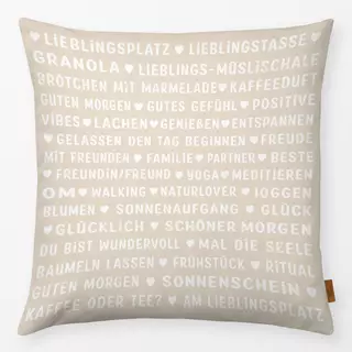 Kissen Entspannter Morgen