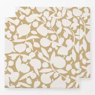 Servietten Gelbes Klassisches Floral