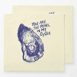 Servietten Oyster