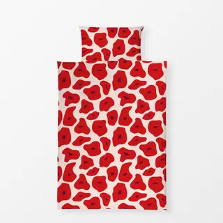 Bettwäsche Poppy Pattern Red Smal