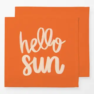 Servietten Hello Sun Orange