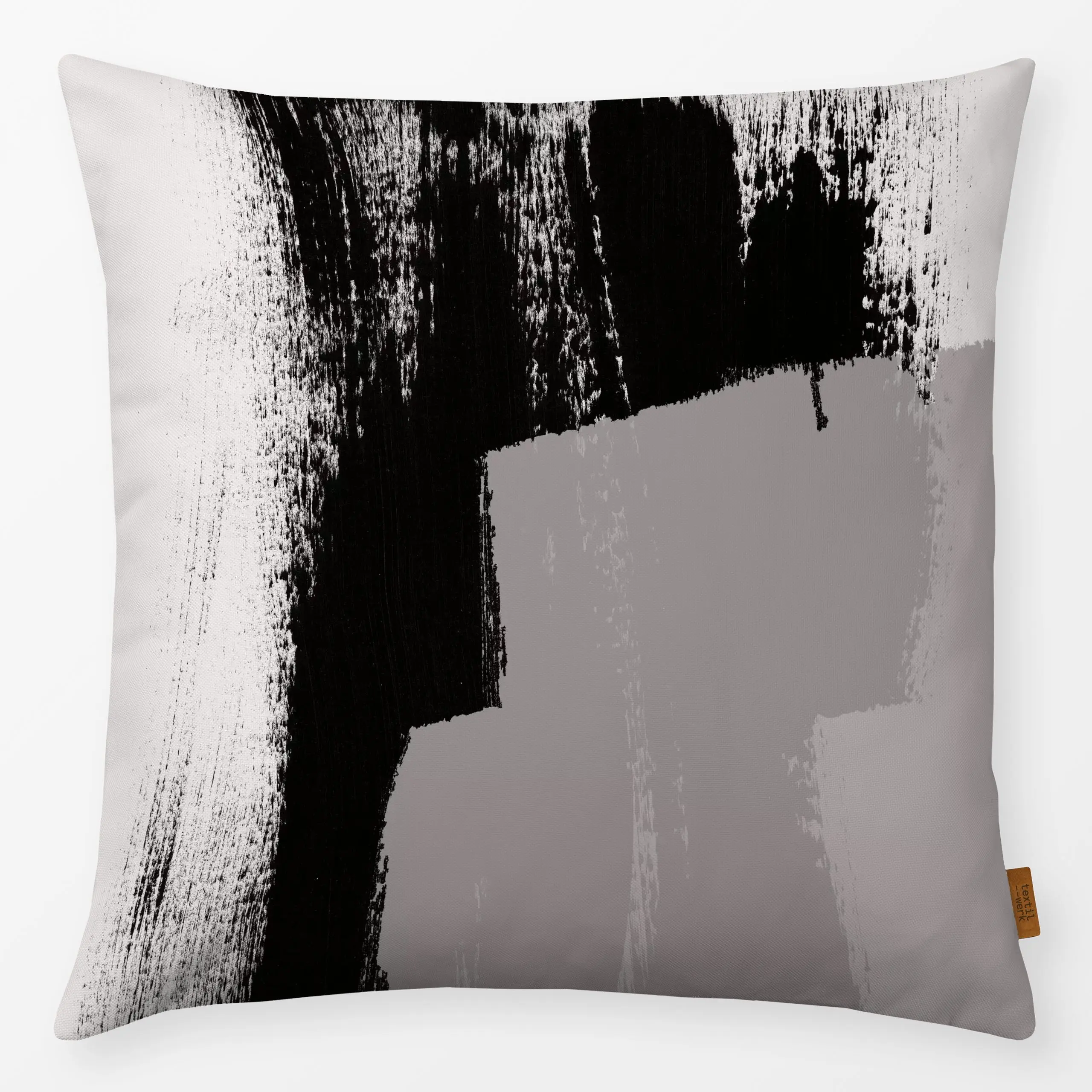 Kissen Watercolors 37 - Symbole & Muster - von „Mareike Böhmer"; abstrakt, Pinselstrich, Farbverläufe, zeitlos, Farbverlauf,...