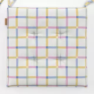 Sitzkissen Windowpane Karo Bunt
