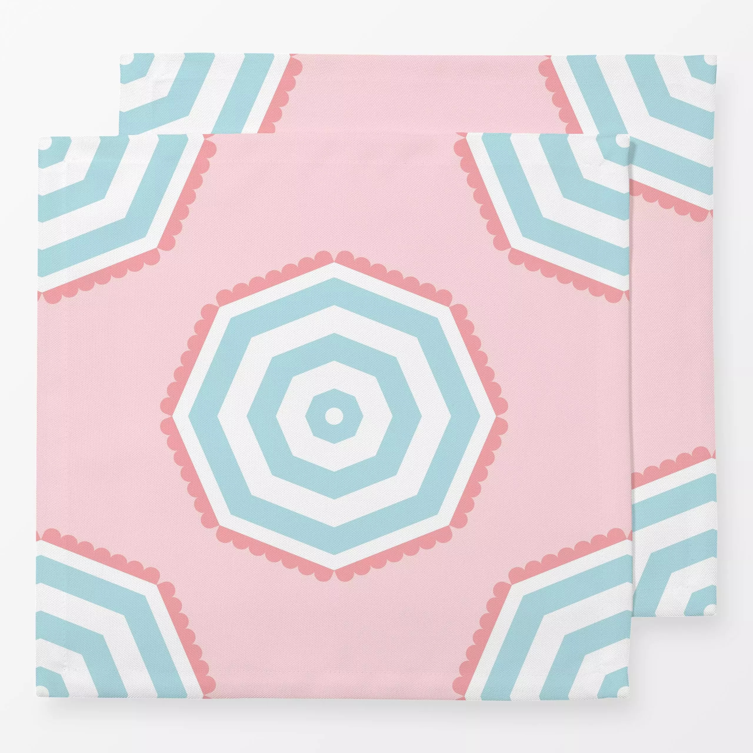 Servietten Vintage Sonnenschirm - Sommer, Symbole & Muster, Retro & Vintage - von „Jana Moßmann“; Retro, Strand, Sommer, Url...