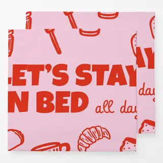 Servietten Let's Stay In Bed