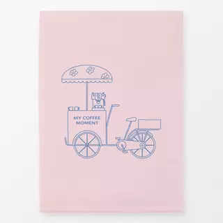 Geschirrtuch Coffee Bike Pink