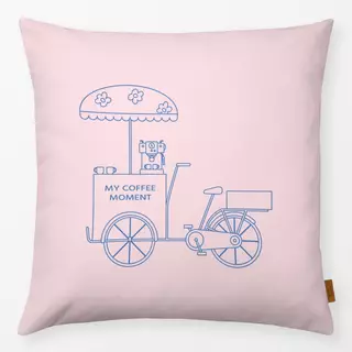 Kissen Coffee Bike Pink