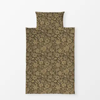 Bettwäsche Charming Flower Shapes Brown