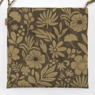 Sitzkissen Charming Flower Shapes Brown