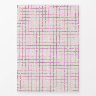 Geschirrtücher Netz Karo Rosa Beige