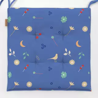 Sitzkissen Frühling Pattern Sanftes Blau