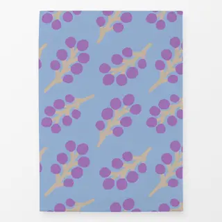 Geschirrtücher Frühling Zweige Muster blau