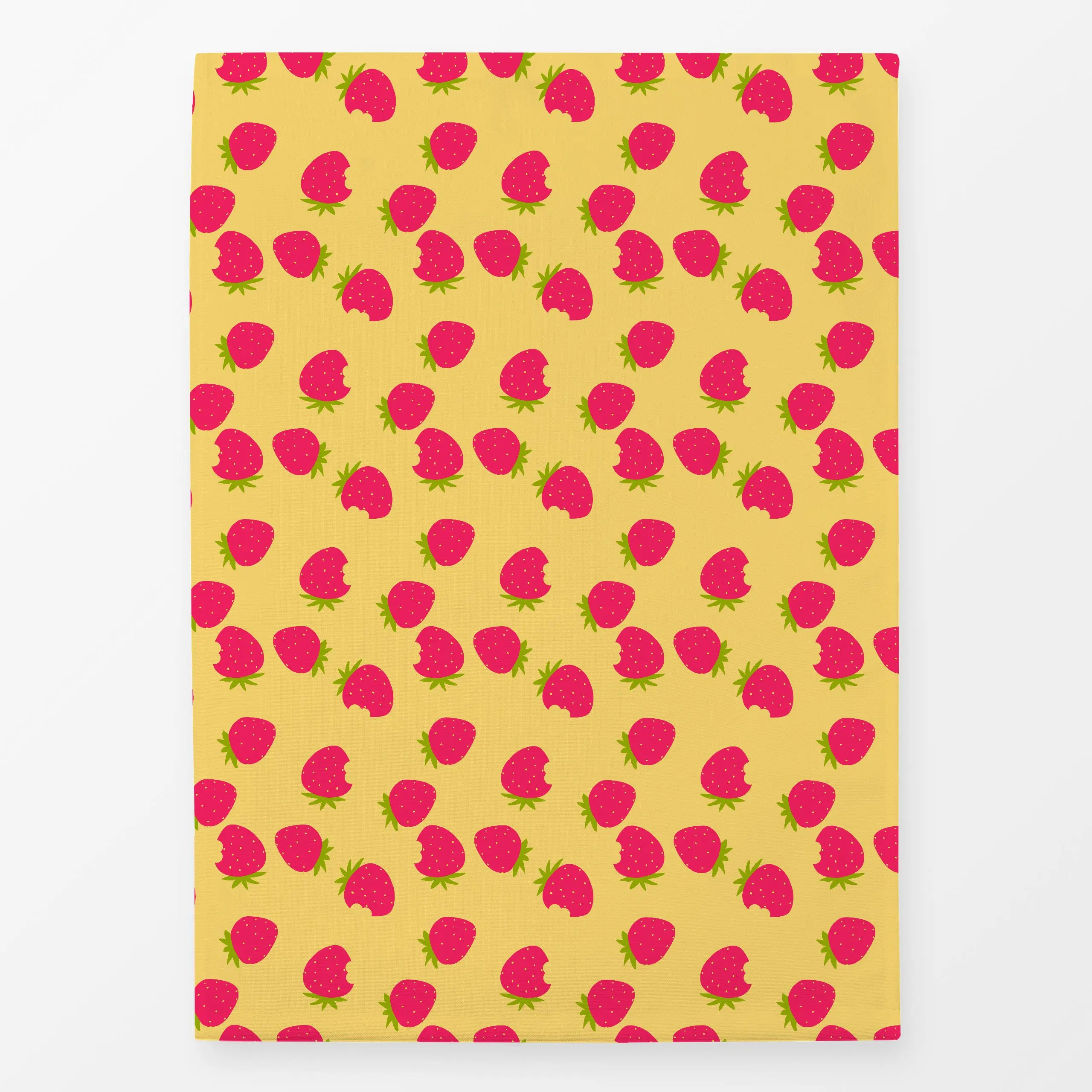 Geschirrtücher Erdbear Bernie Bear - Kinderzimmer & Motive für Kinder, Tiere - von „Julia Reyelt"; Frucht, Obst, Erdbeeren, ...