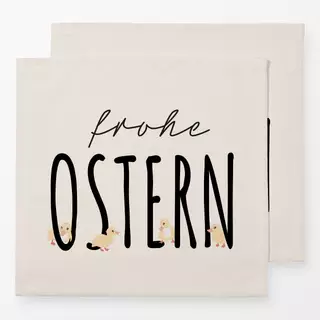 Servietten Frohe Ostern kleine Küken